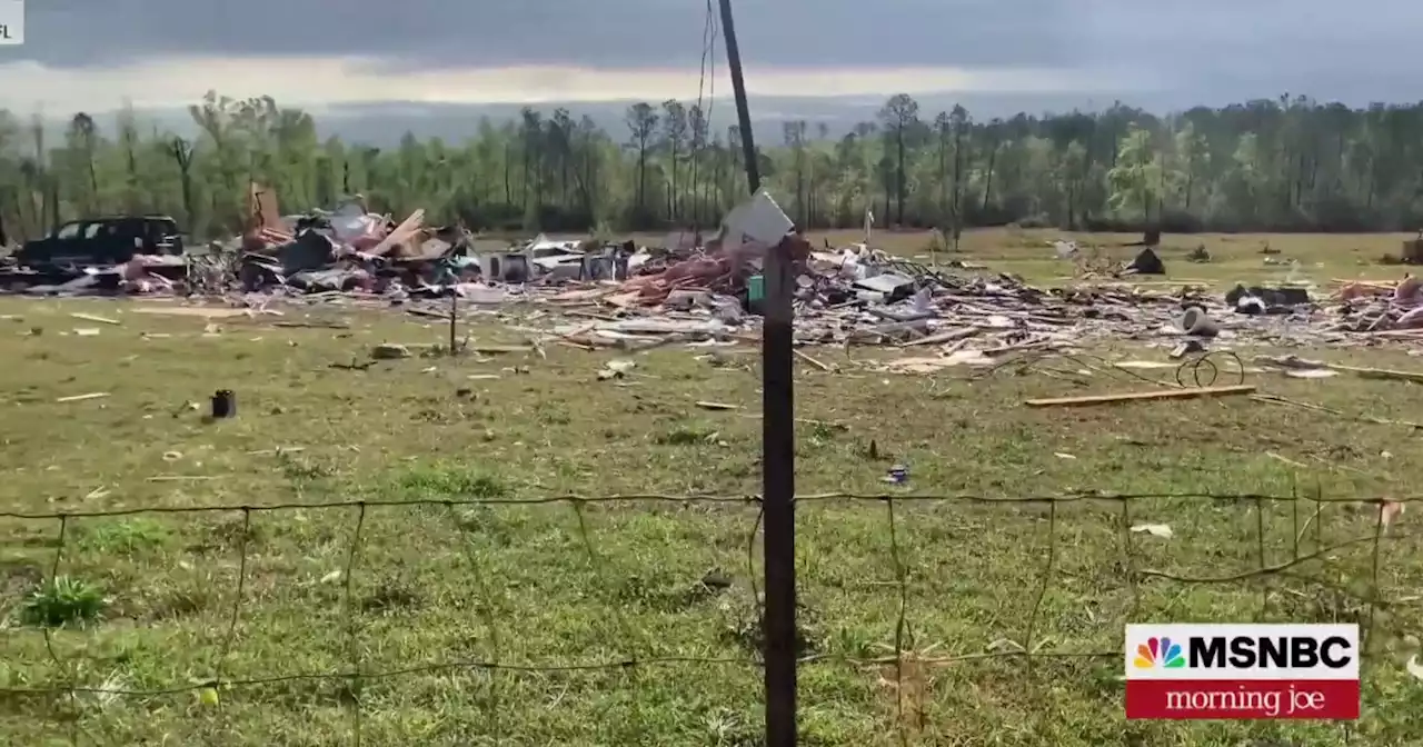 Severe weather sweeping across the South turns deadly