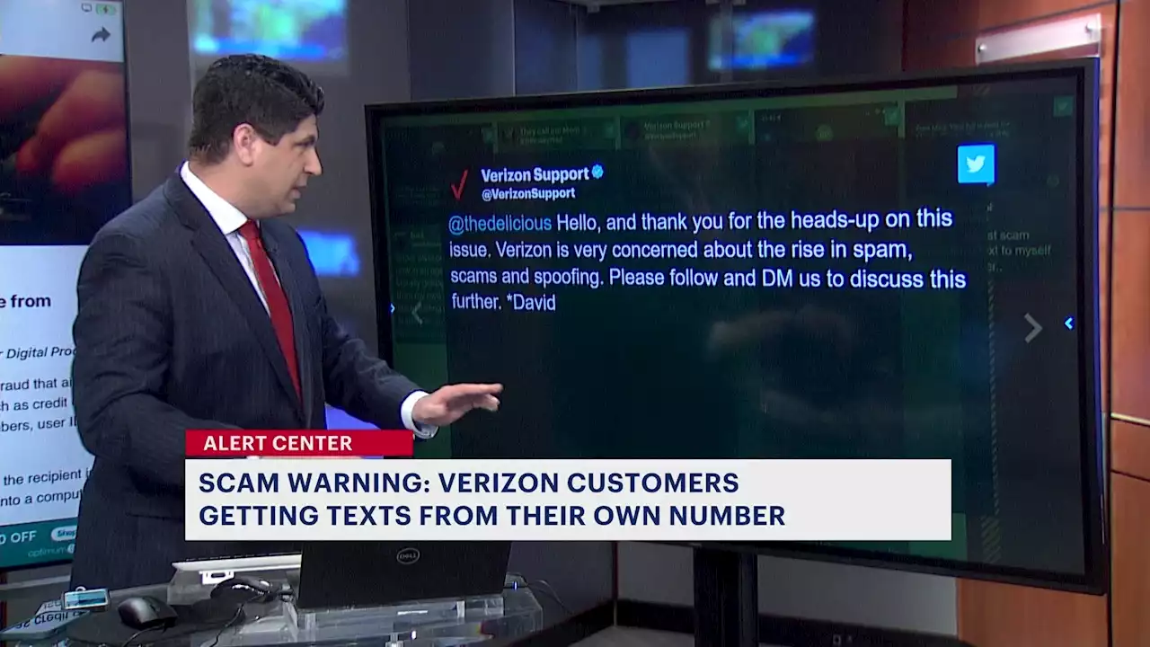 Verizon customers report receiving spam messages