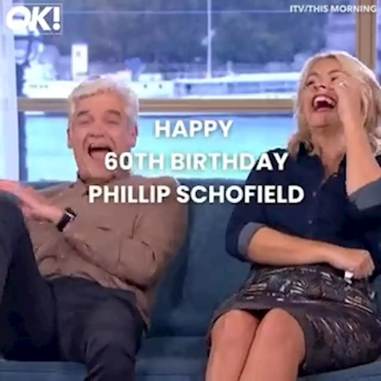 Phillip Schofield celebrates 60th birthday a day early with This Morning party