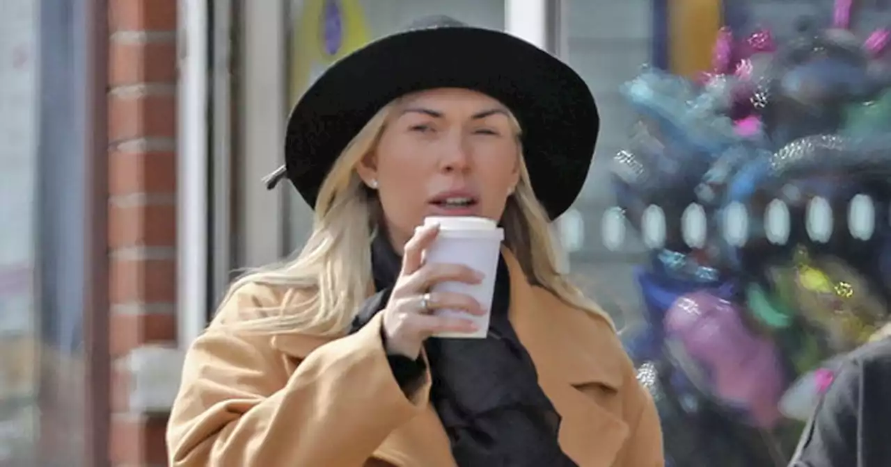 Pregnant Frankie Essex looks stylish on day out ahead of twin's birth