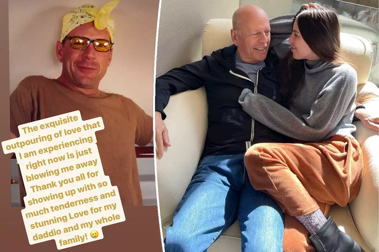 Bruce Willis’ daughter Scout grateful for ‘love’ after his aphasia diagnosis