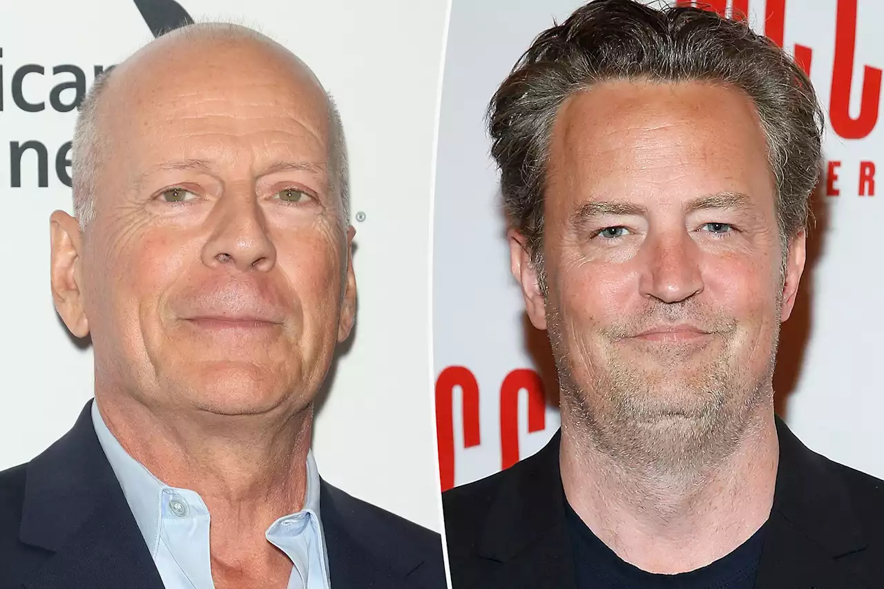 Matthew Perry sends love to longtime pal Bruce Willis after aphasia diagnosis