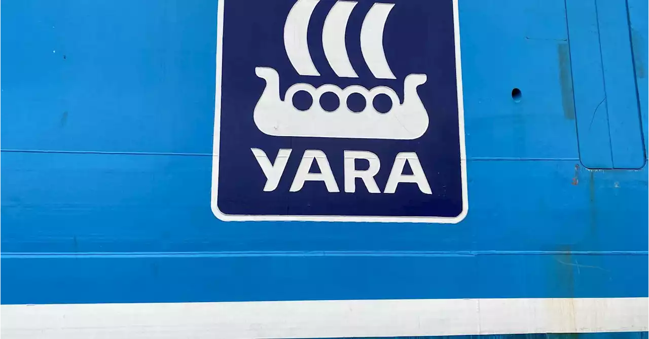 Yara to set up Scandinavian green ammonia shipping fuel network