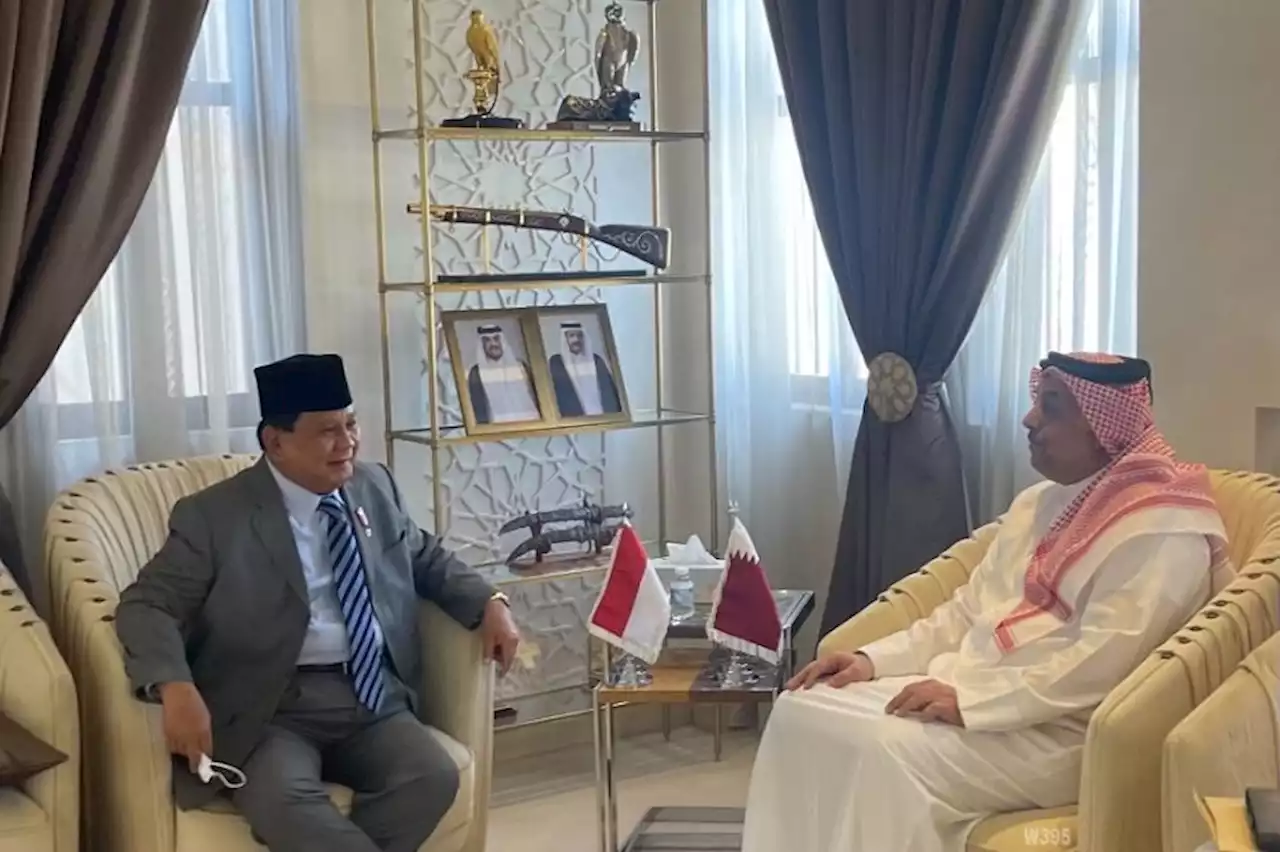 Melawat ke Doha, Prabowo Temui Menhan Qatar Bahas Peningkatan Kerja Sama Pertahanan