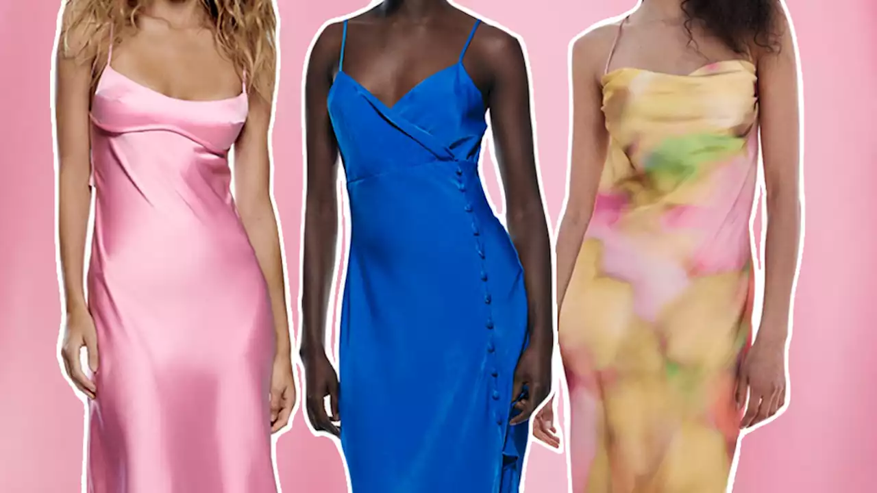 Zara’s Viral Pink Dress Sold Out—But These 9 Satin Slips Are Just As Chic