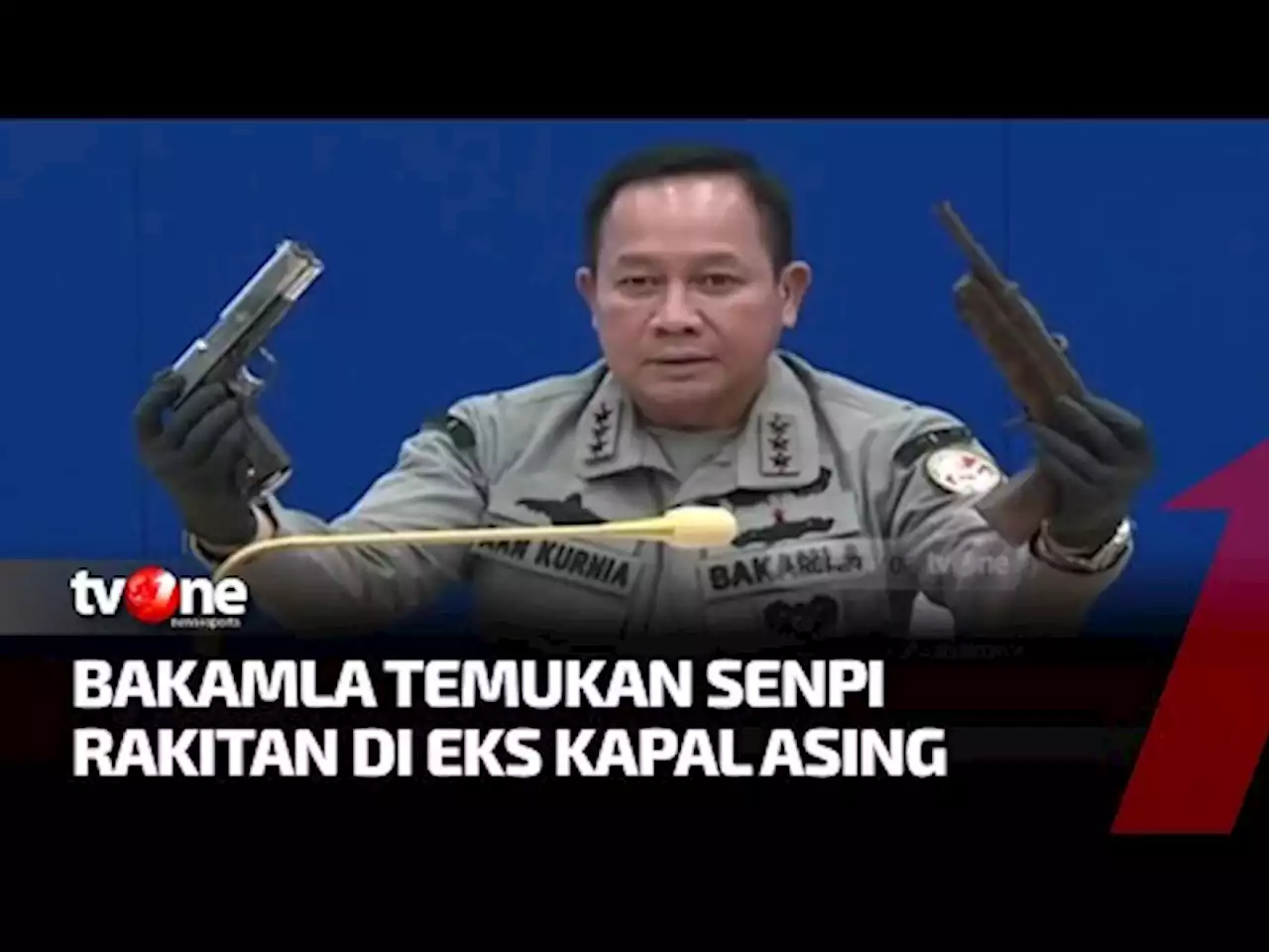 Bakamla RI Temukan Senjata Api Rakitan di Perairan Teluk Dalam Ambon - tvOne