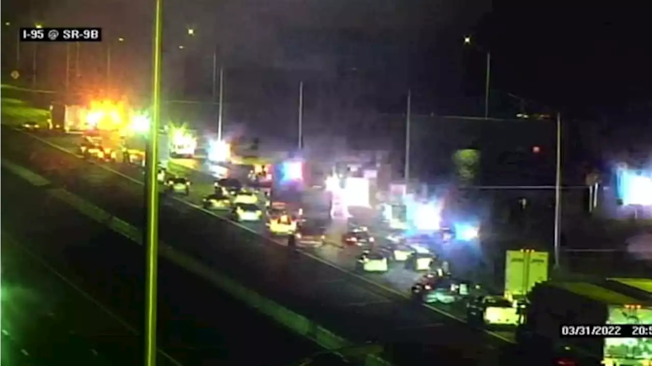 I-95 South near State Road 9B closed due to police activity