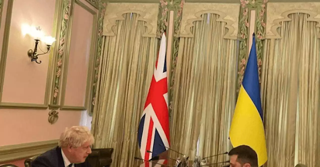 Boris Johnson Makes Surprise Visit to Kyiv for Meeting with Zelensky