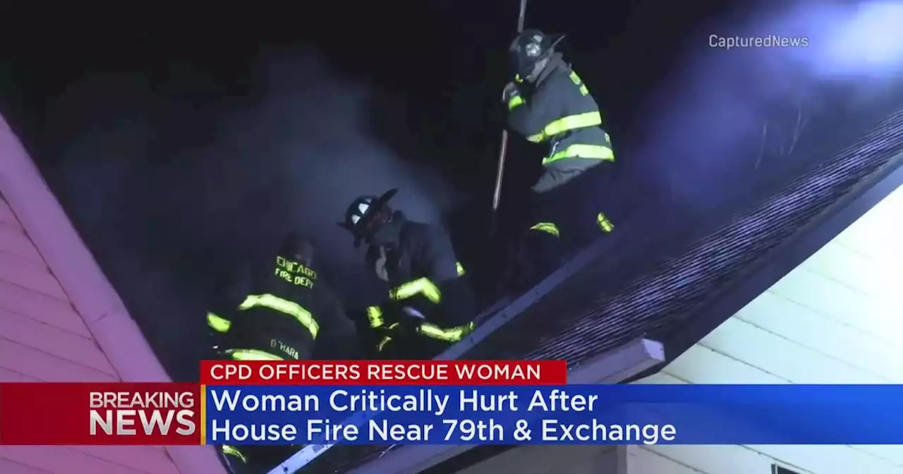 Woman critically hurt in house fire in South Chicago