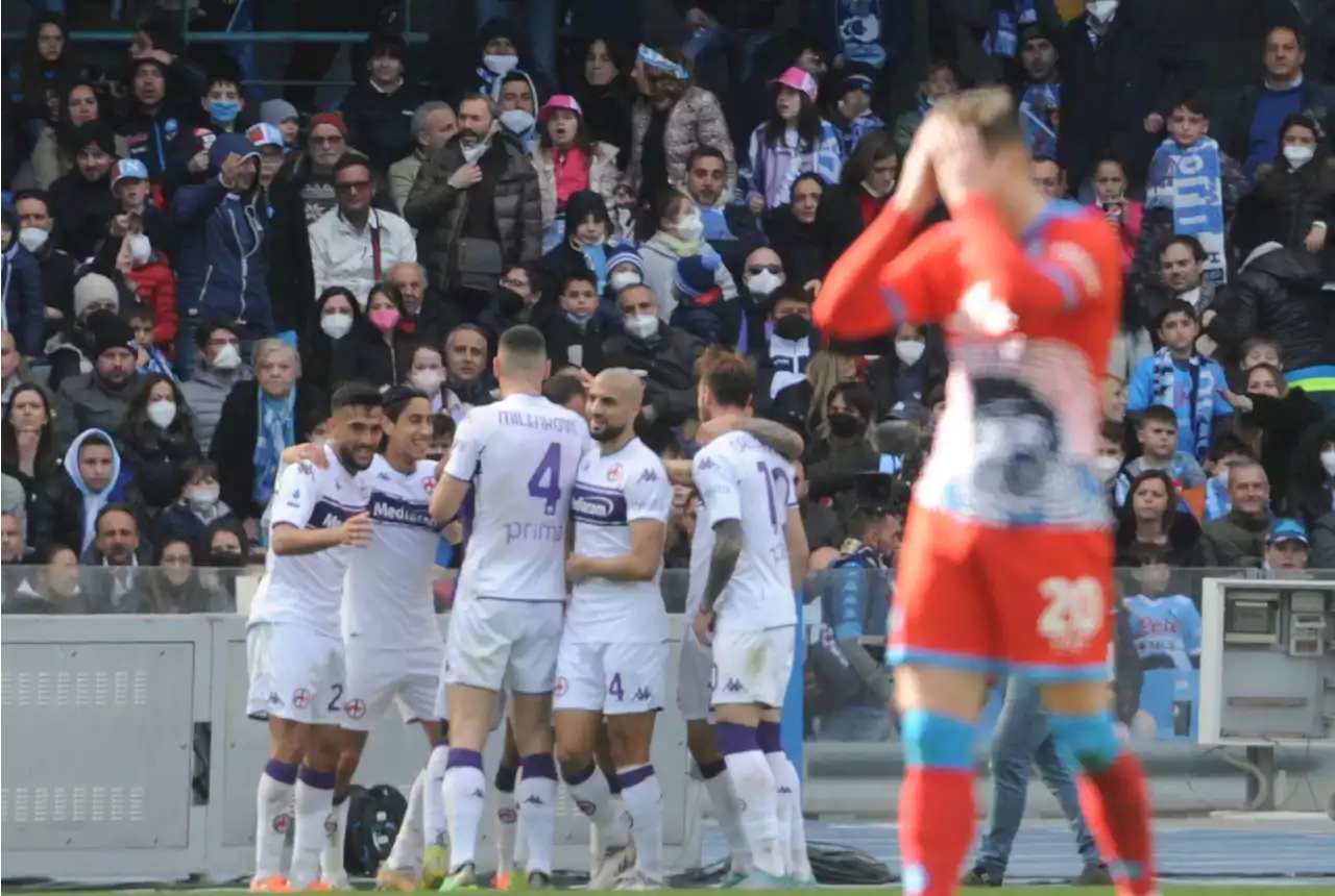 Napoli-Fiorentina 2-3: Spalletti, addio sogni scudetto