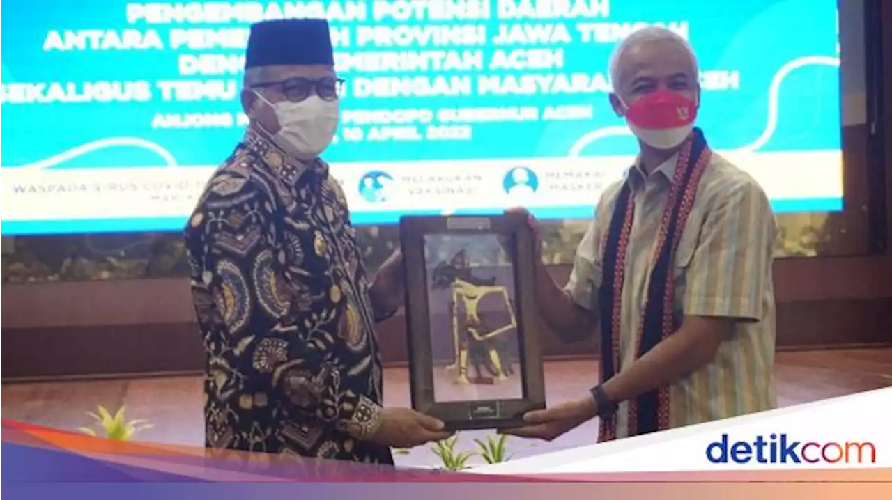 Gubernur Aceh Doakan Ganjar Pranowo jadi Presiden di 2024