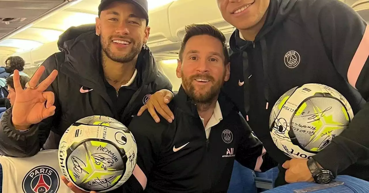 El posteo del fútbol: Neymar, Messi, Mbappé, las dos pelotas y una firma especial