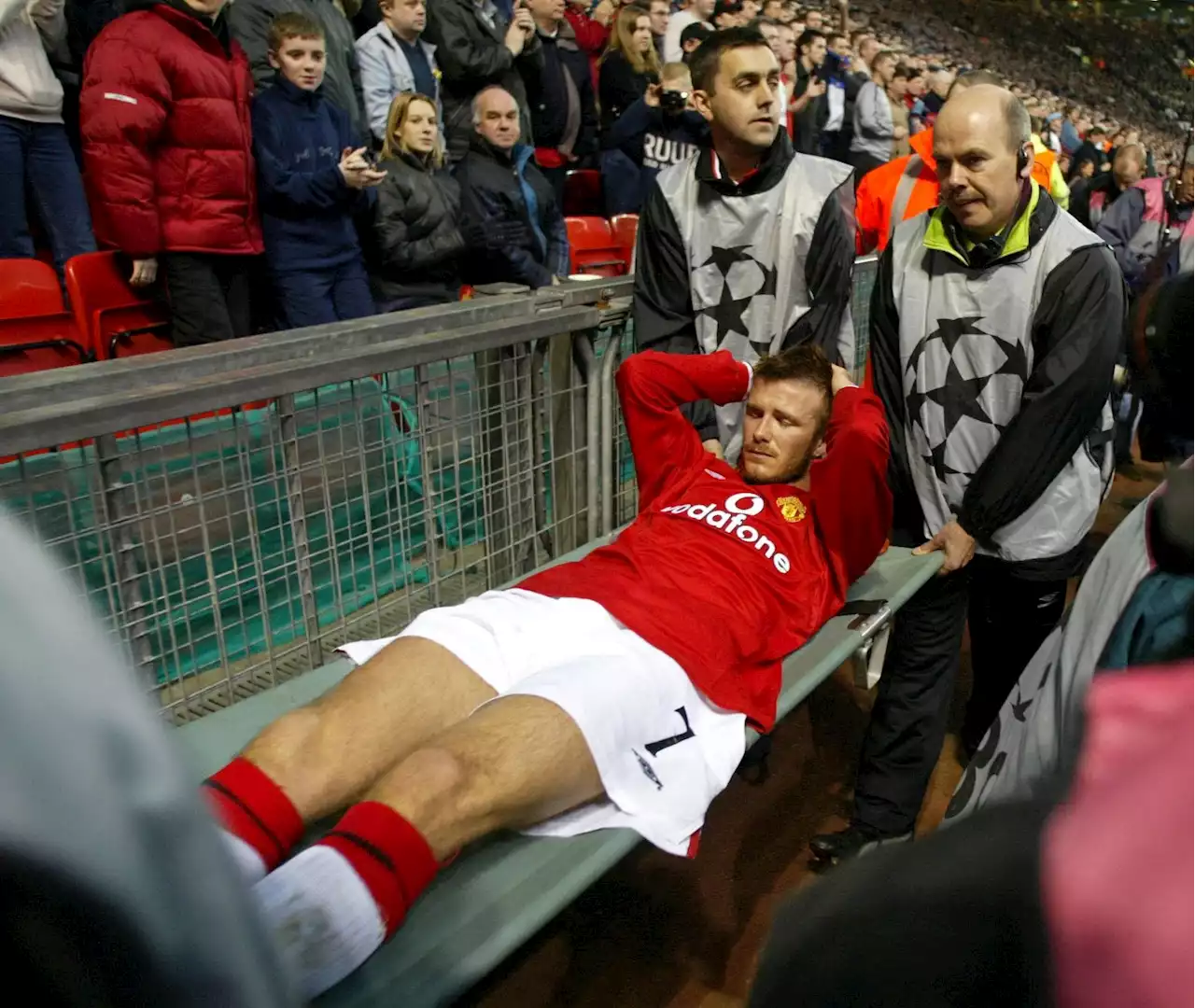 On This Day in 2002: England captain David Beckham breaks his metatarsal bone