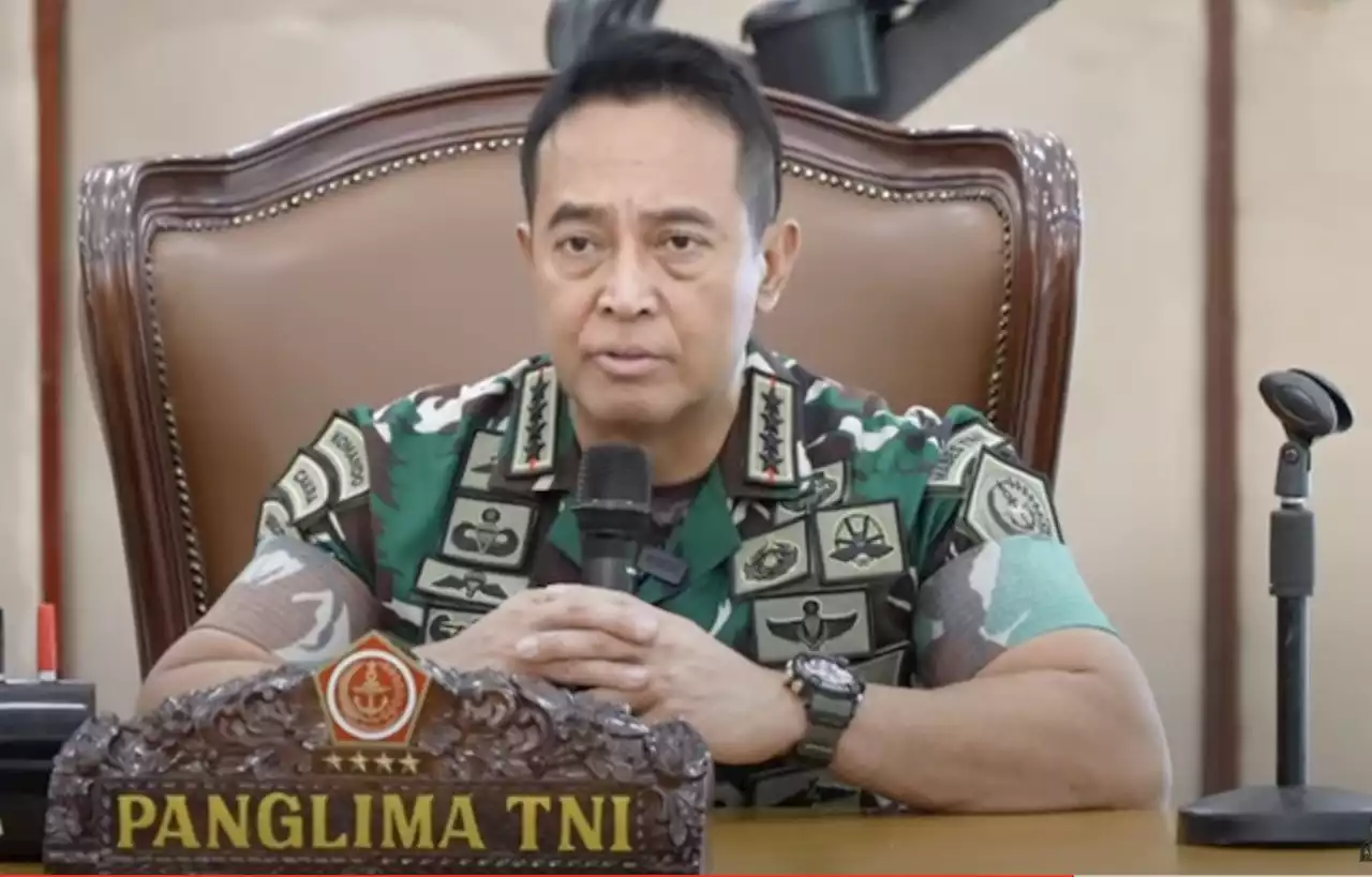 Jenderal Andika Sampaikan Sikap TNI dalam Pengamanan Demonstrasi Mahasiswa 11 April