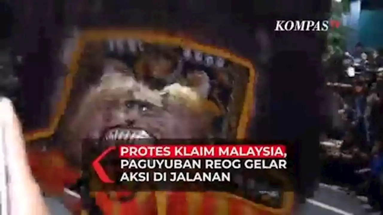 Protes Klaim Malaysia, Warga Gelar Aksi Pentas Seni Reog di Jalanan