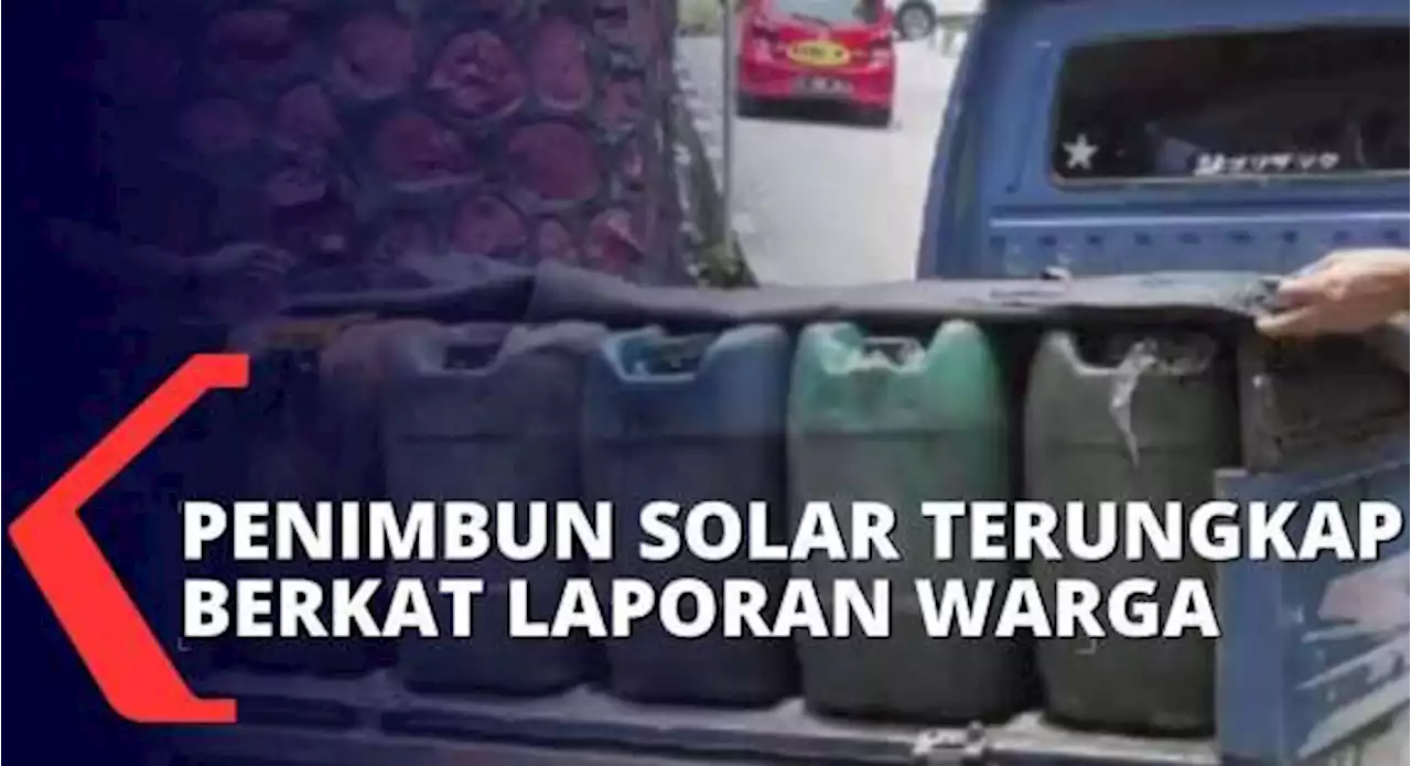 Polisi Tangkap Penimbun Solar di Balikpapan, Pelaku Sisihkan 2-3 Ton Solar Subsidi Per Hari!