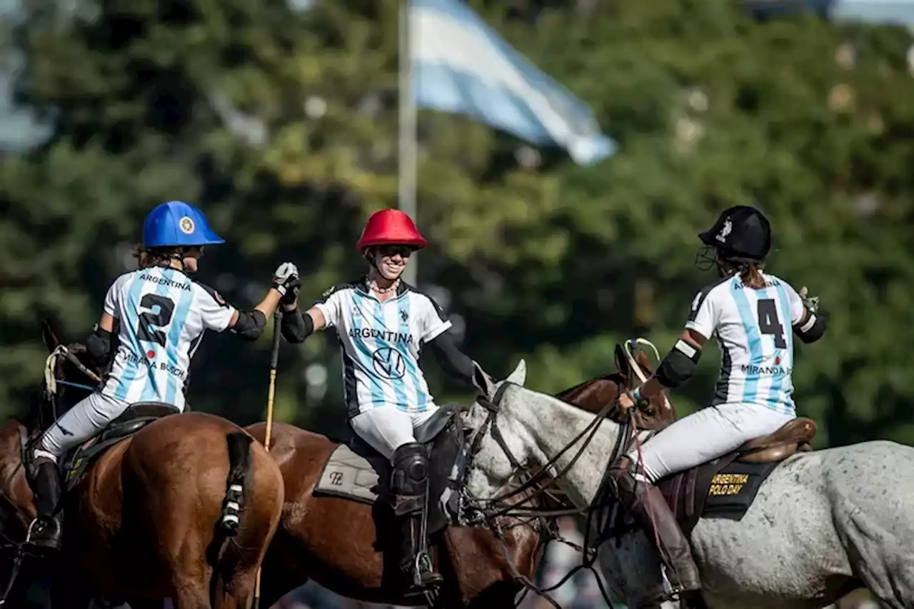 Polo: La Argentina tuvo un debut triunfal en un Mundial femenino que empieza a escribir su historia