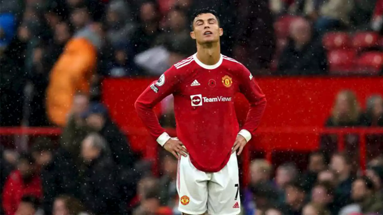 Cristiano Ronaldo y sus heridas en el pie tras la derrota de Manchester United