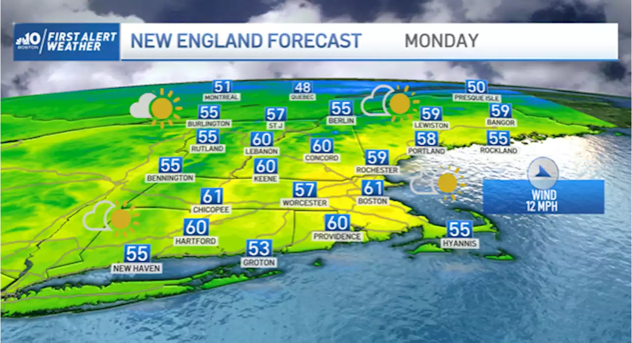 Week Begins with Plenty of Sunshine, Temps in 60s