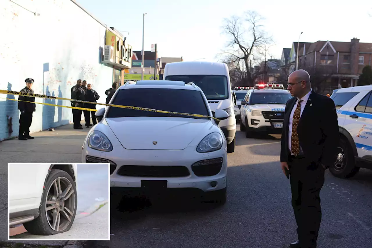 Police open fire at vehicle in Brooklyn, NYPD official says