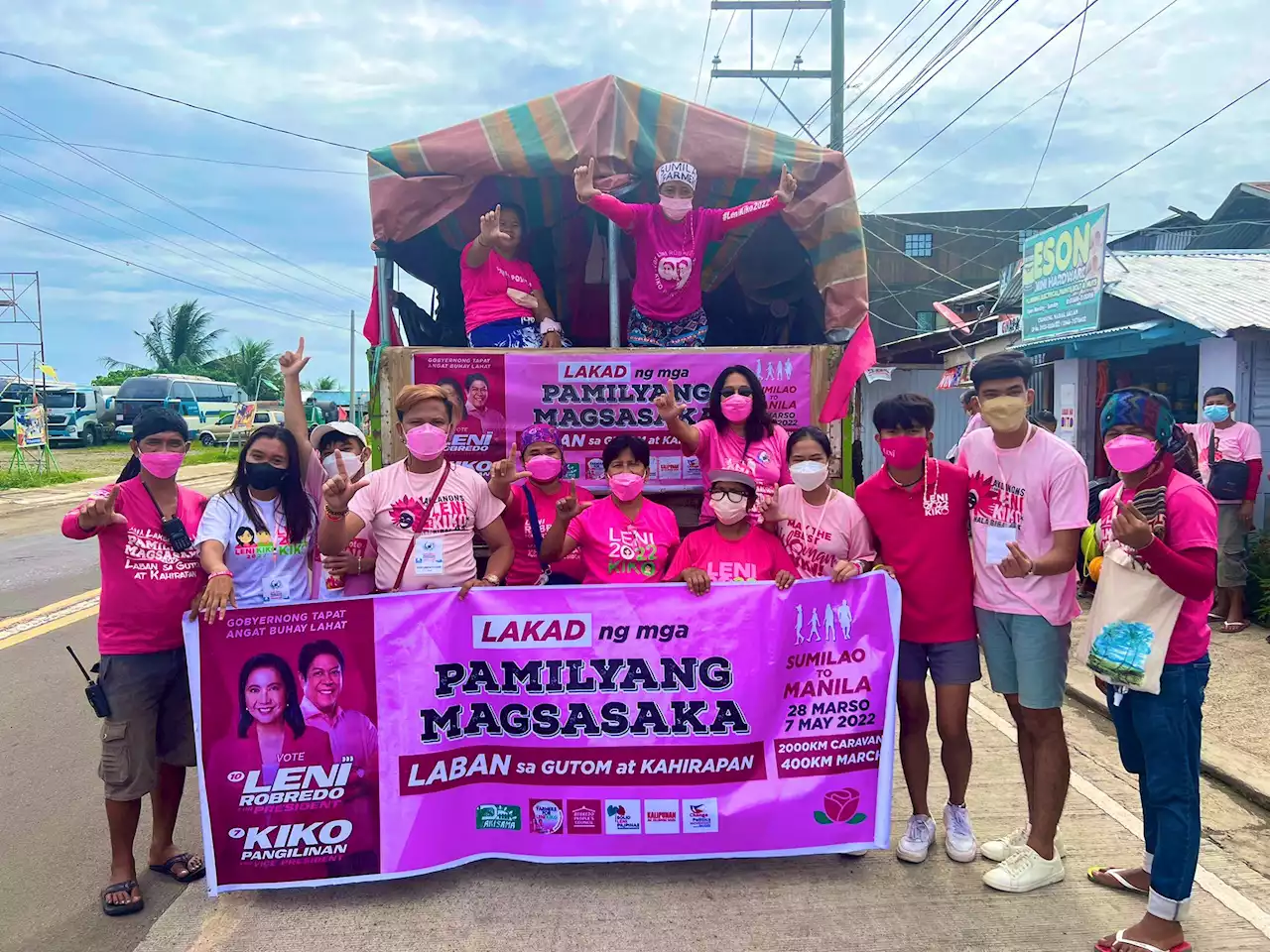 2,000-km march of farmers, fisherfolk for Leni-Kiko reaches Panay provinces