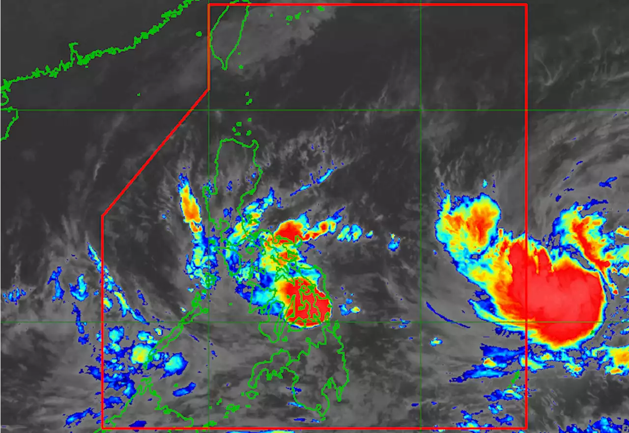 Tropical Storm Agaton slightly weakens before looming 2nd landfall