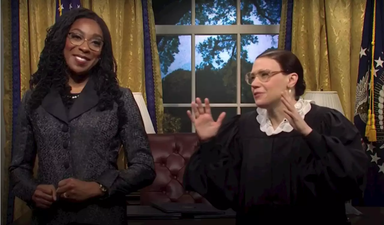 'SNL' Cold Open: Justice Ketanji Brown Jackson Gets a 'Gins-Burn'