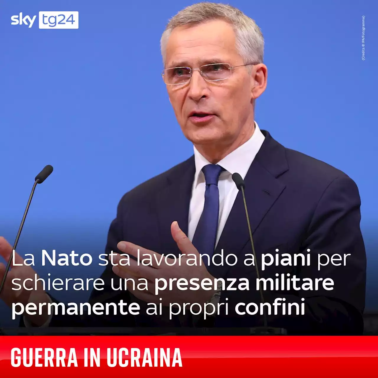 Guerra in Ucraina, la Nato lavora a un esercito permanente ai confini