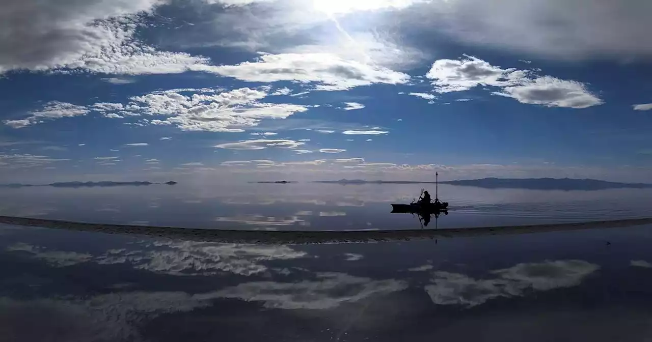 ‘Embrace the salt’ — A kayaker’s quest to share up-close views of an ‘epic’ but shriveling Great Salt Lake