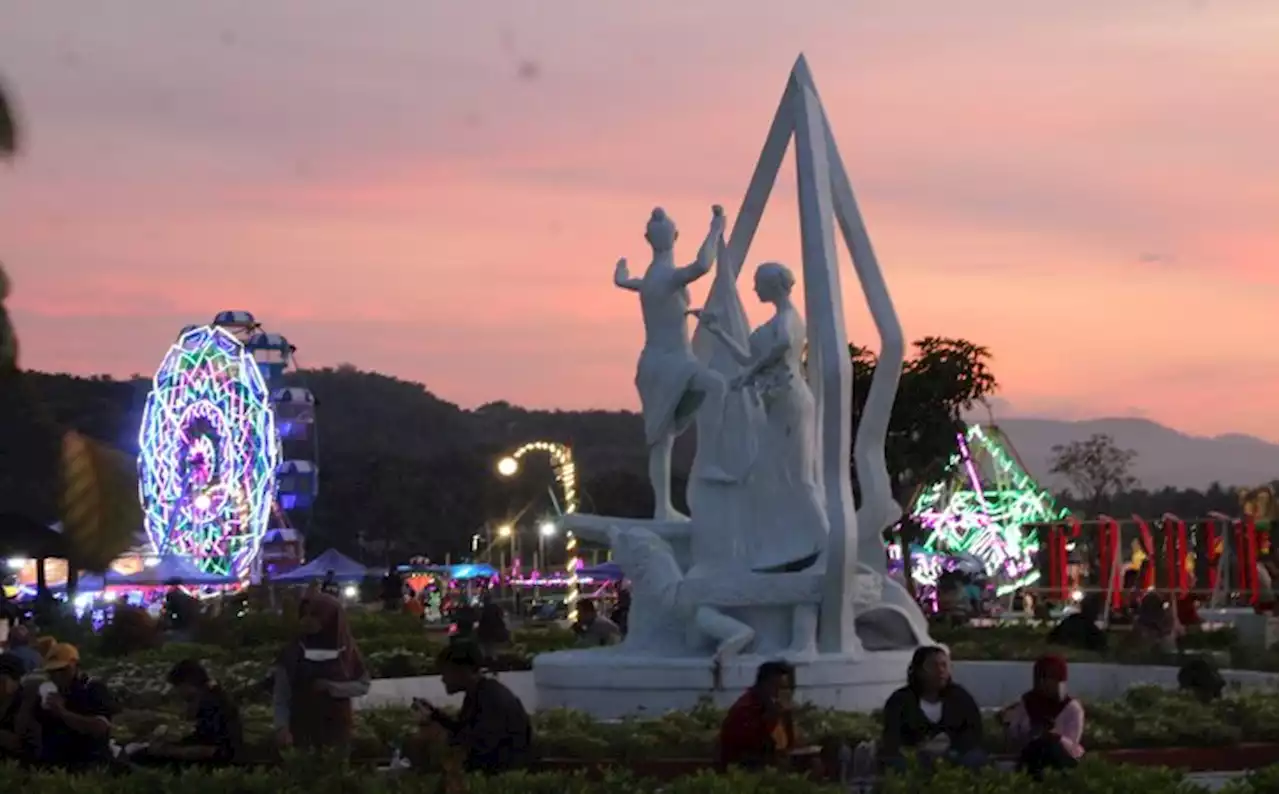 Begini Keseruan Ngabuburit di Taman Nyi Ageng Rakit Rawa Jombor Klaten