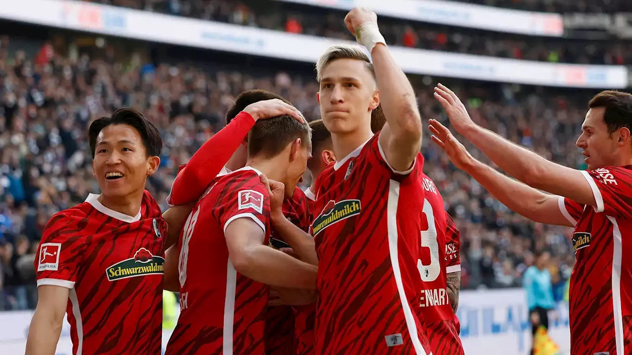 Fußball-Bundesliga: SC Freiburg schlägt Eintracht Frankfurt 2:1