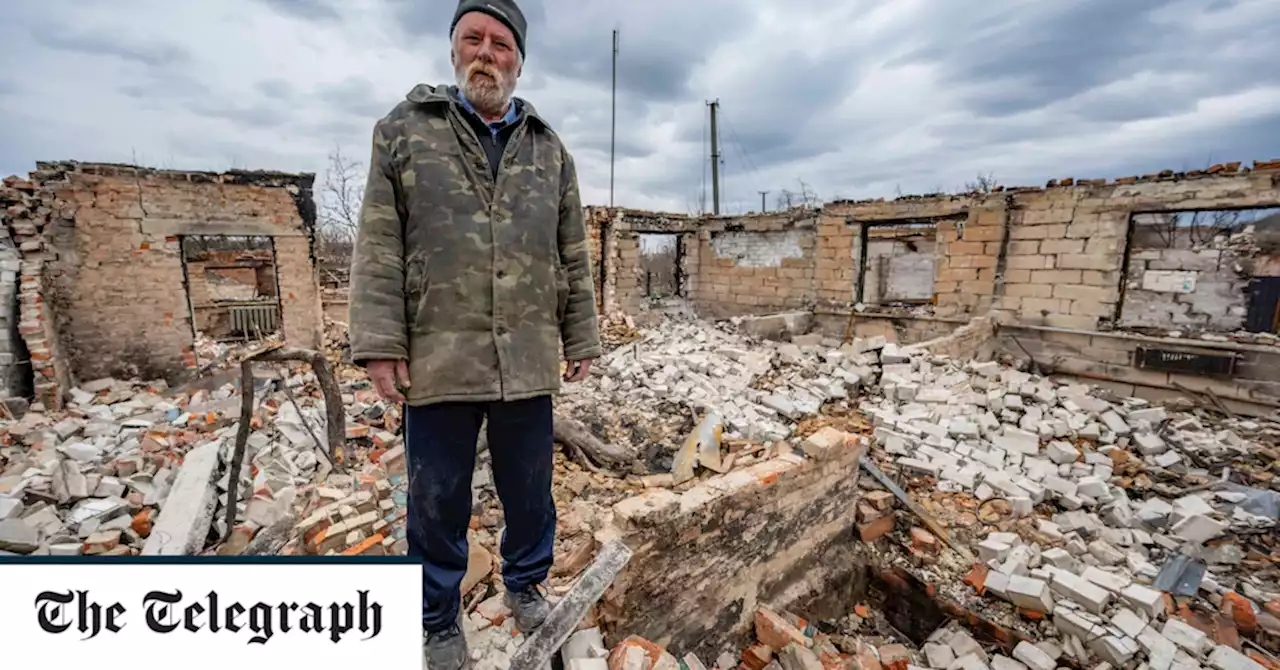 Their homes flattened by shelling, Novoselivka's residents are determined to rebuild their village