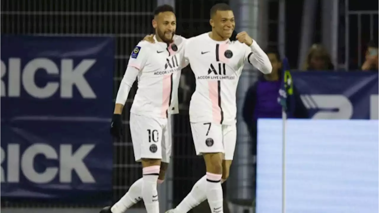 Mbappe dan Neymar Cetak Hattrick Saat PSG Pecundangi Clermont 6-1