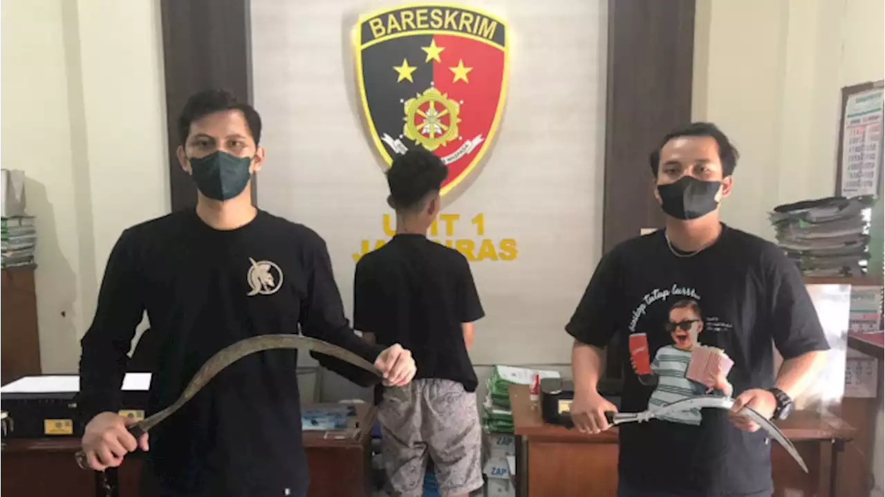 Pelajar Bawa Celurit akan Bacok Warga, Polisi Keluarkan Tembakan Peringatan