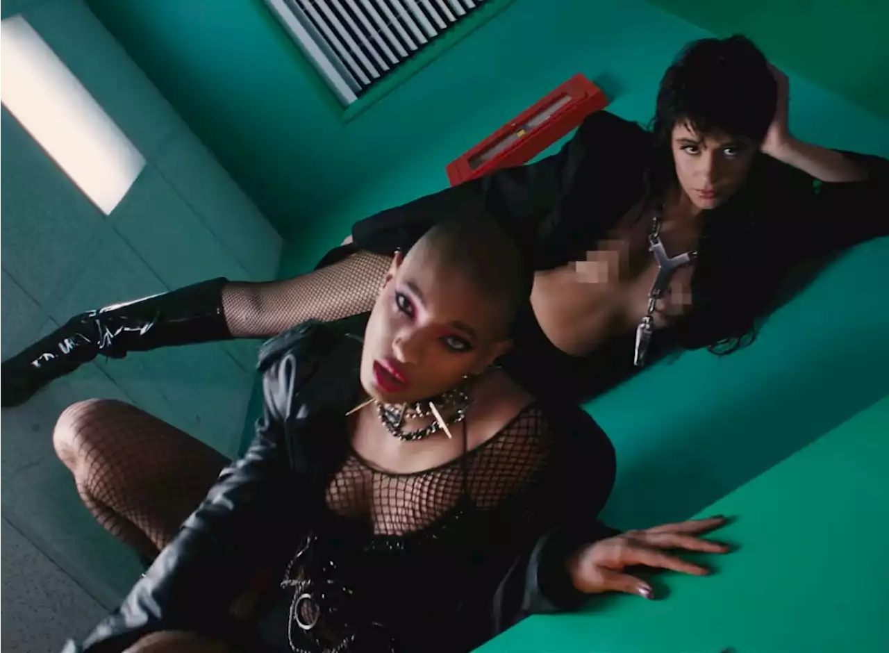 Camila Cabello and Willow Smith Are Little Leather Goths for 'Psychofreak'