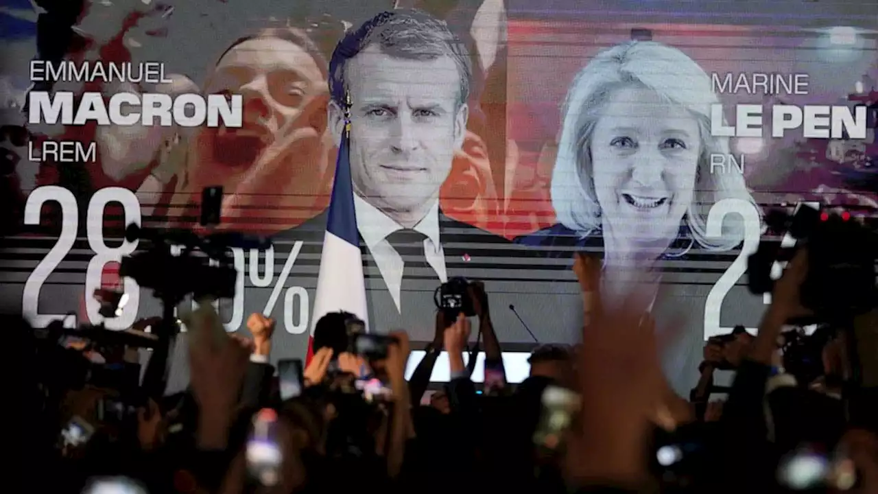 Macron, Le Pen advance to second round of French elections