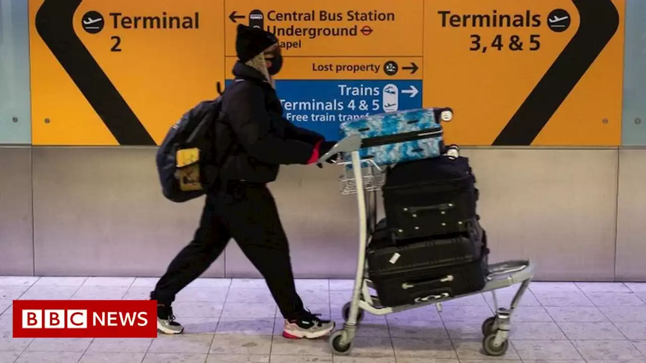 Covid: Heathrow Airport passenger numbers highest since pandemic began