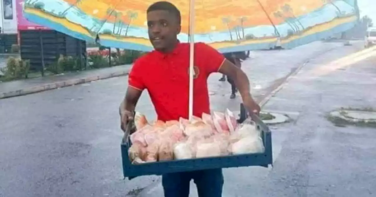 “Hustles come rain or shine”: Mzansi praising young dedicated entrepreneur