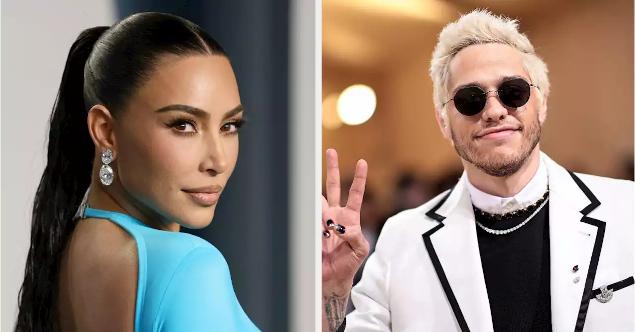 Kim Kardashian Talked About How She And Pete Davidson First Bonded And, Spoiler Alert, It Happened Before 'SNL'