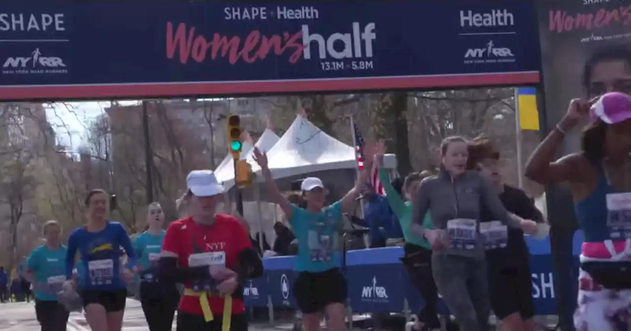 Thousands of runners take part in 17th SHAPE + Health Women's Half-Marathon in Central Park