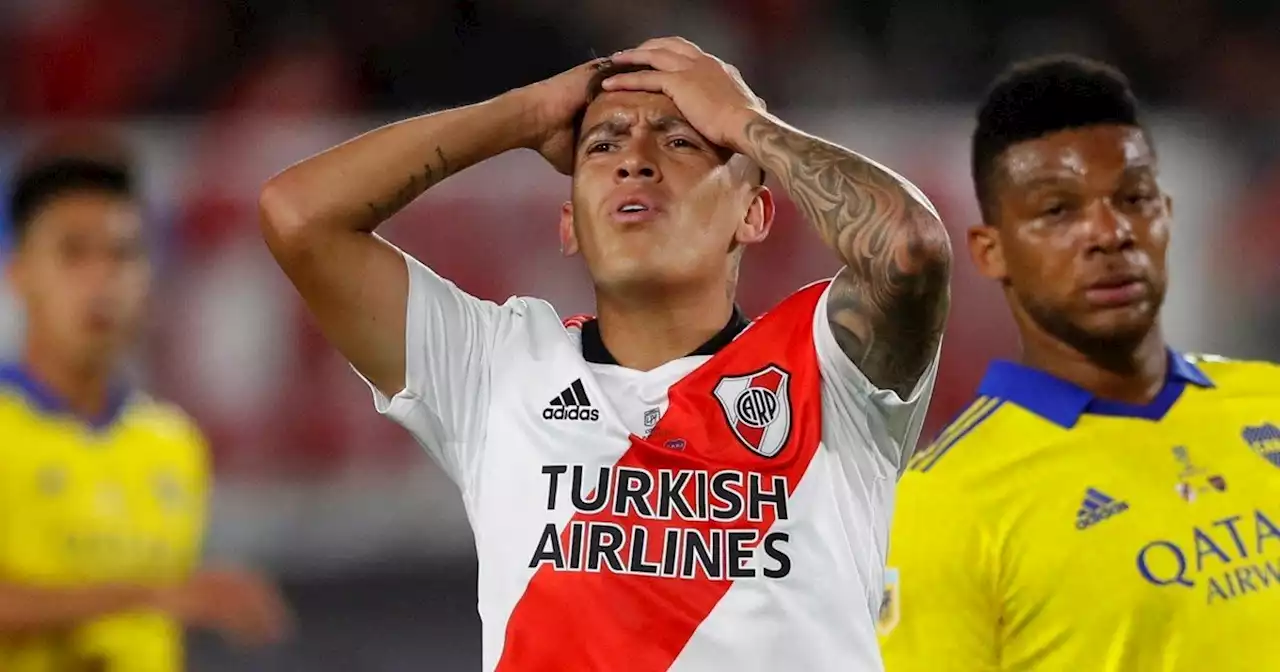 La lesión de Barco puede hacer cambiar los planes de Gallardo para River