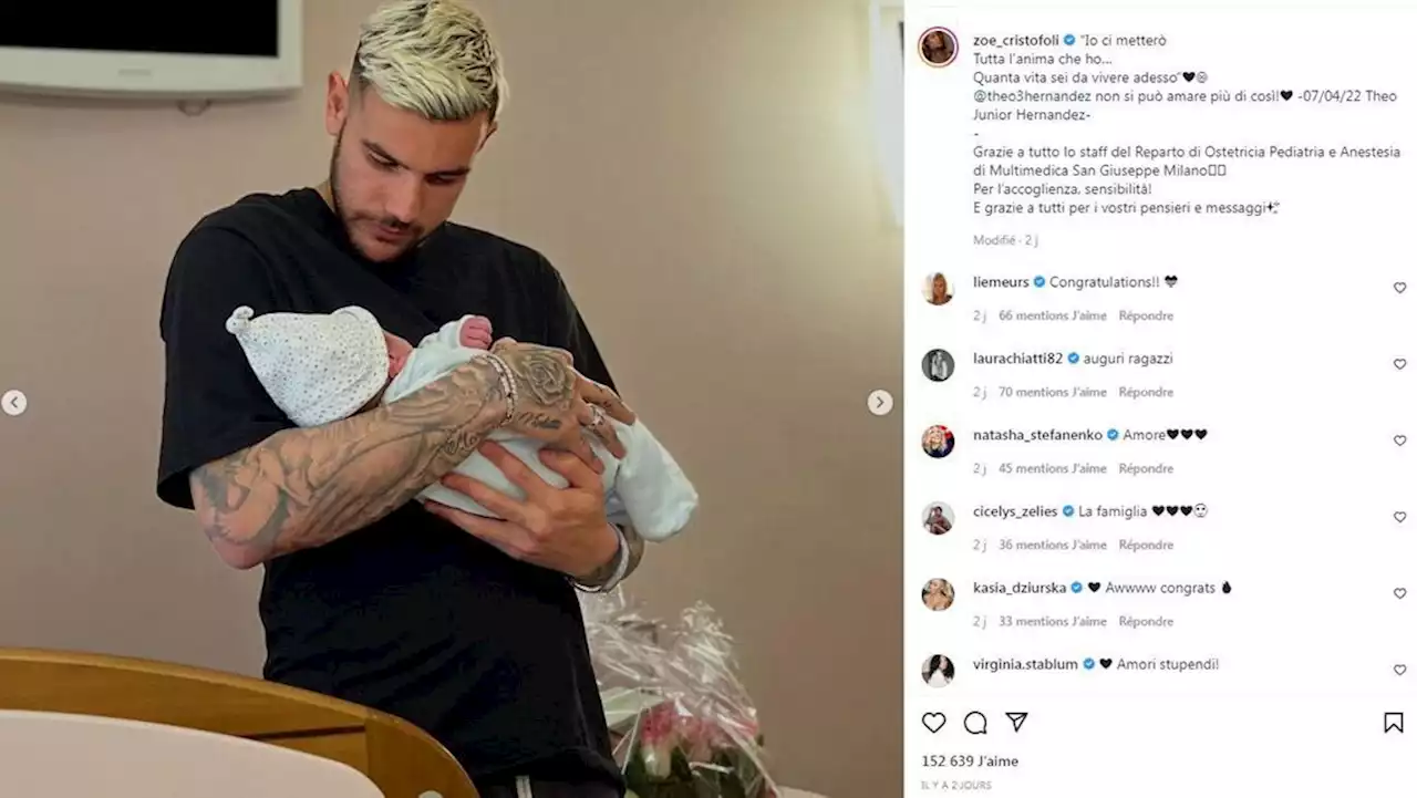 Théo Hernandez papa : il dévoile le sexe de son bébé avec une photo trop craquante