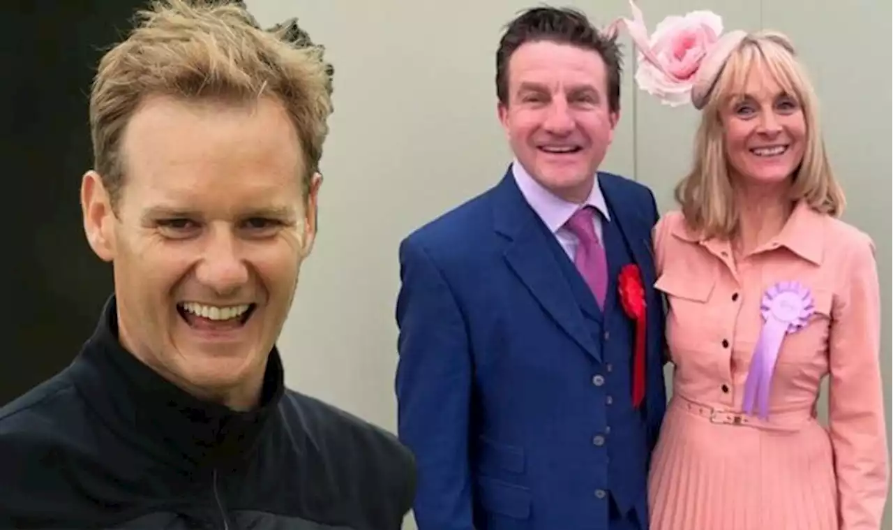 Louise Minchin steps out with rarely-seen husband as Dan Walker reacts to 'gorgeous' pic