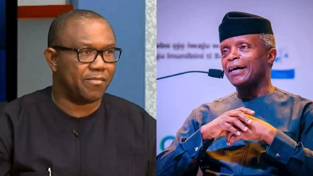 2023: 'Only Peter Obi can face Osinbajo' - Nigerians debate Buhari's sucessor