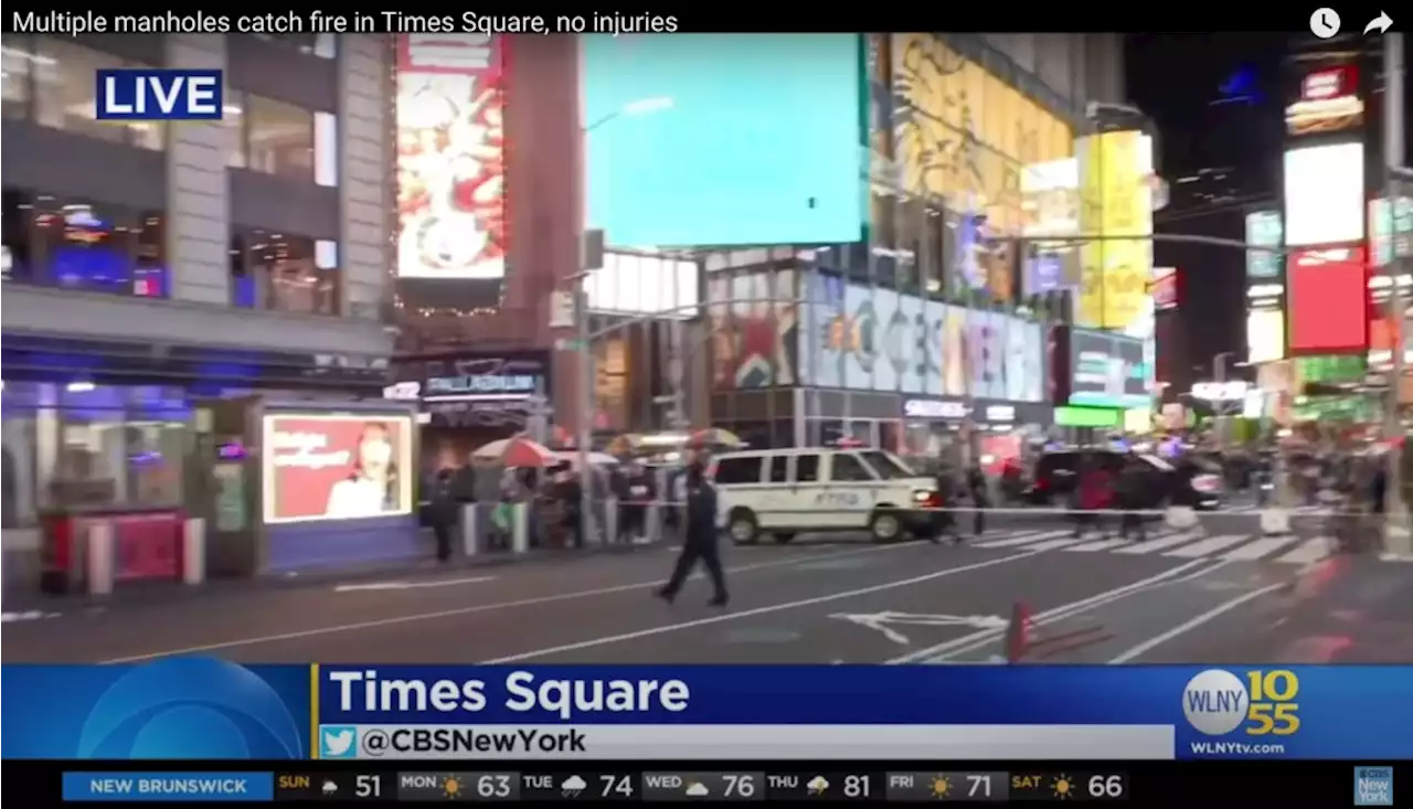 Manhole Cover Explosions In Times Square Rattle Tourists; Booms Followed Opening Night Of Broadway’s ‘Birthday Candles’