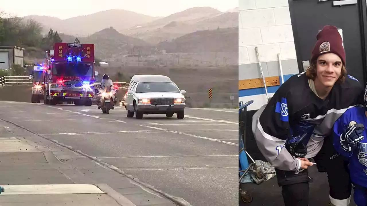 Salt River firefighter killed, another critically hurt in SR 87 crash in Mesa – procession held