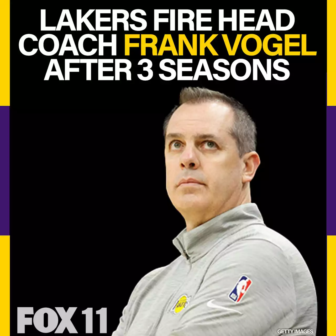 Frank Vogel out as Lakers head coach after 3 seasons