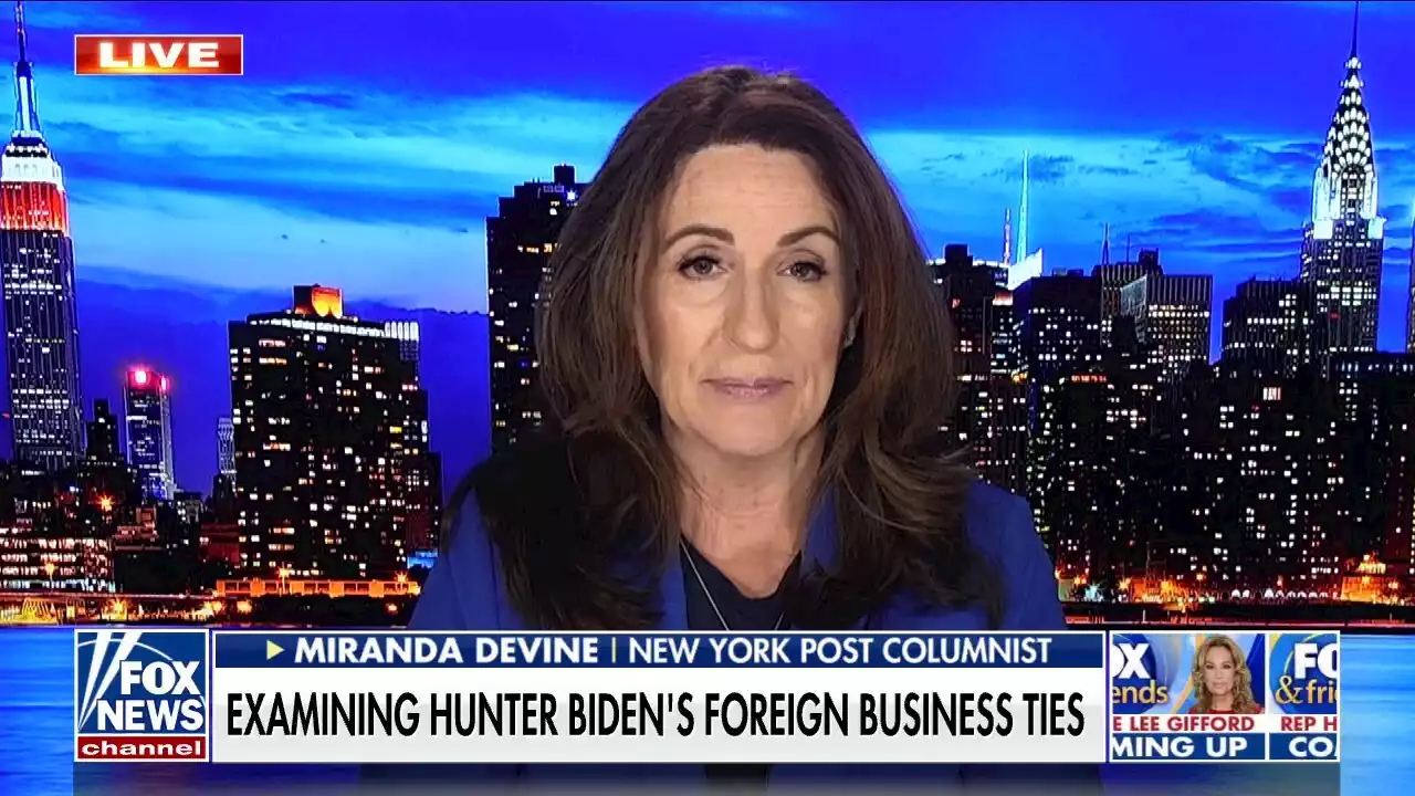 Miranda Devine: 'Miles of evidence' tying Joe Biden to Hunter's business dealings