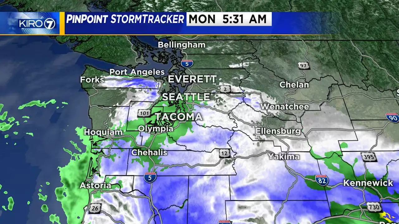 Lowland snow falls in parts of South Sound