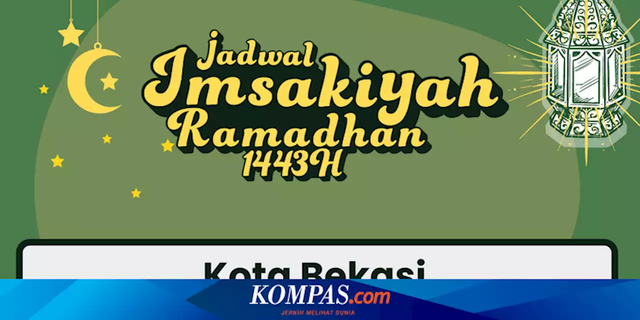 Jadwal Imsakiyah di Kota Bekasi Hari Ini, 12 April 2022